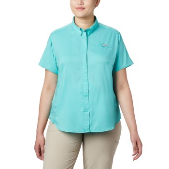 Columbia Ženske Košulje - PFG Tamiami II Short Sleeve Plus Size Plave | NKIV-80475